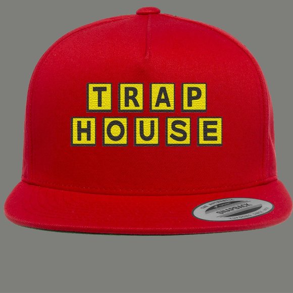 TRAP HOUSE BREAKFAST SPOT Hat Snapback Cap WAFFLE - Picture 3 of 3